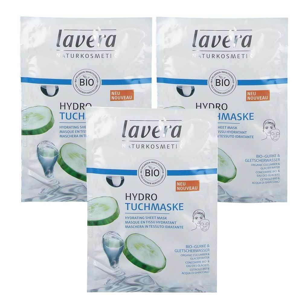 lavera Hydro Tuchmaske 3er-Pack