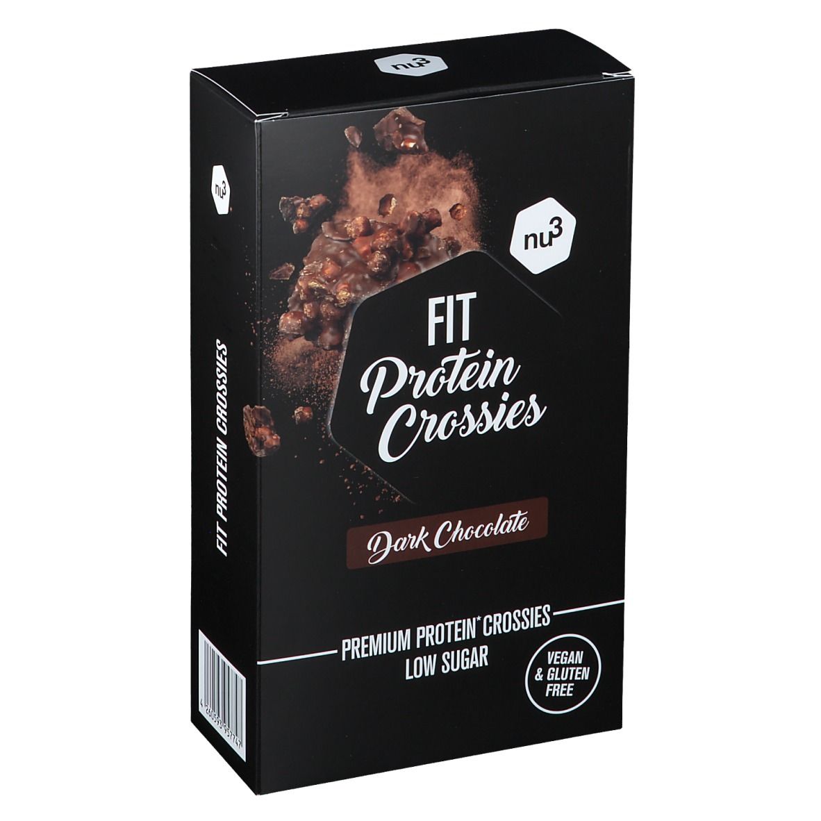 nu3 FIT Protein Crossies Chocolat noir