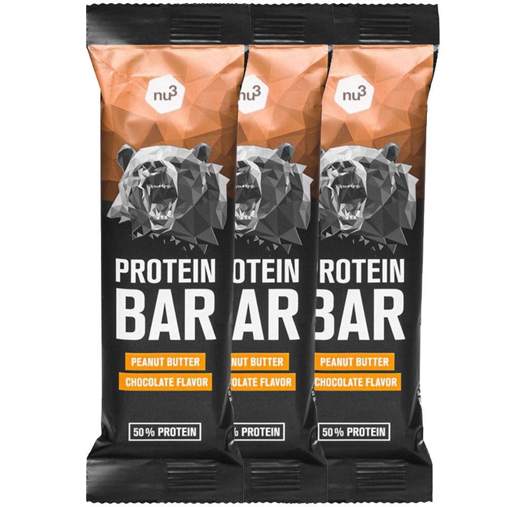 nu3 Protein Bar 50 %, Peanut Butter-Chocolate