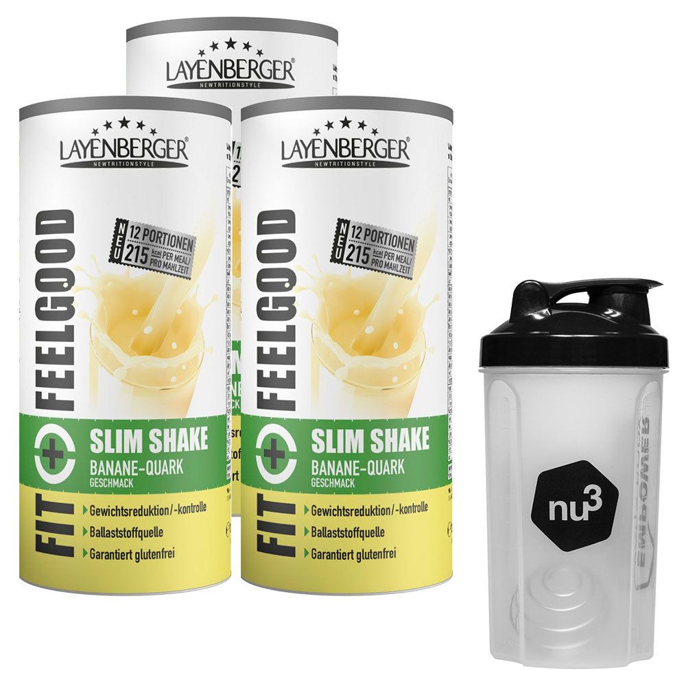 Image of LAYENBERGER FTI+FEELGOOD Slim Shake Banane-Quark + nu3 Shaker