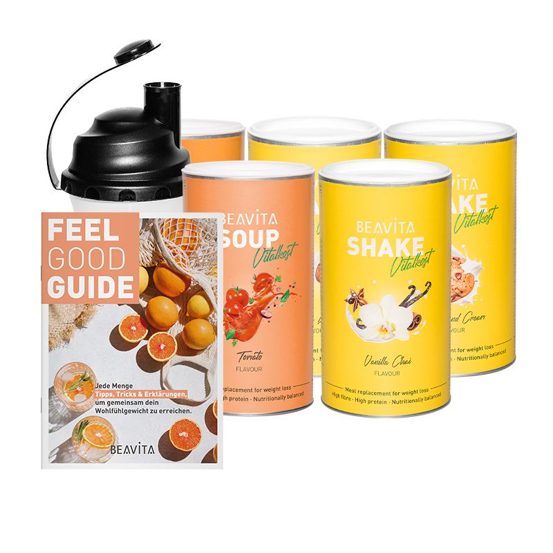 BEAVITA 4-Semaines-Set minceur Soupes et milk-shakes Mix