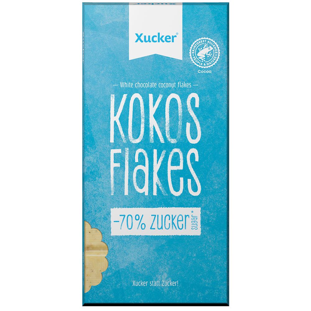 Image of Xucker® Weiße Xylit-Schokolade Kokos & Flakes