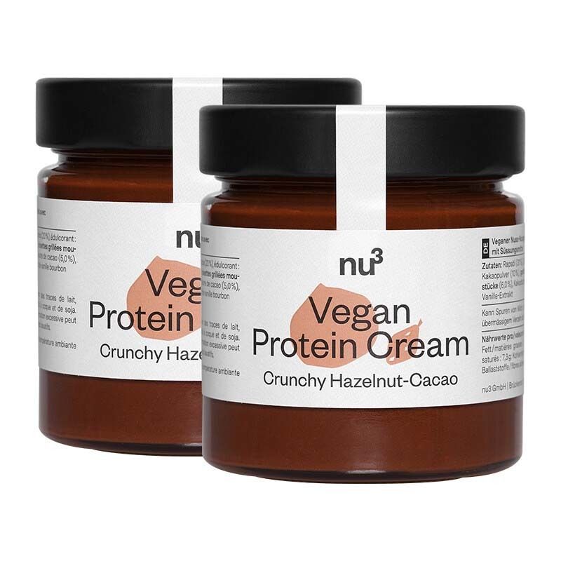 nu3 Fit Vegan Protein Creme, Crunchy Hazelnut-Cacao