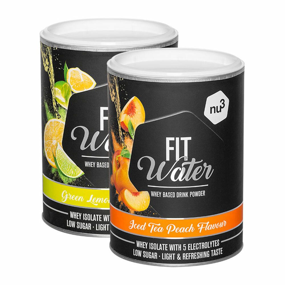 Image of nu3 Fit Protein Water Iced Tea Peach + Green Lemonande