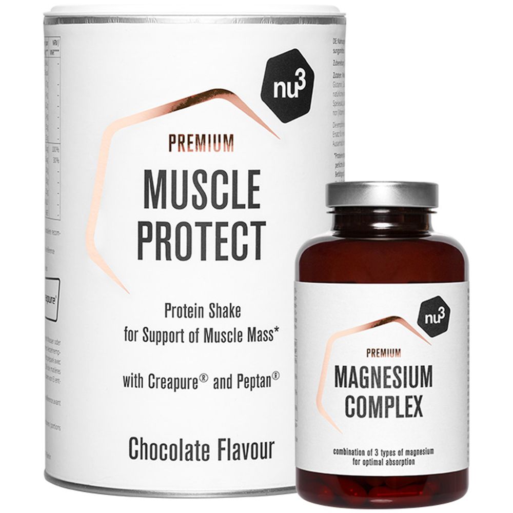 Image of nu3 Premium Magnesium, vegan + Premium Muscle Protect