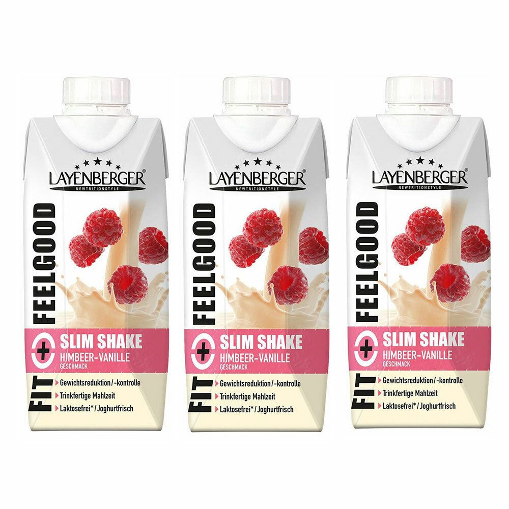 Image of LAYENBERGER Fit+Feelgood Slim Shake Himbeer-Vanille