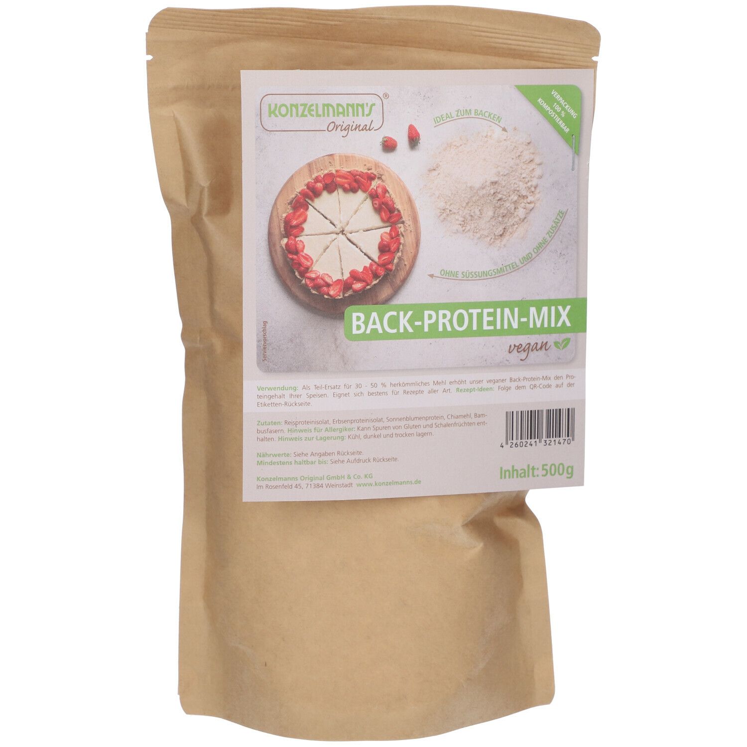 Konzelmanns Original Back-Protein-Mix vegan