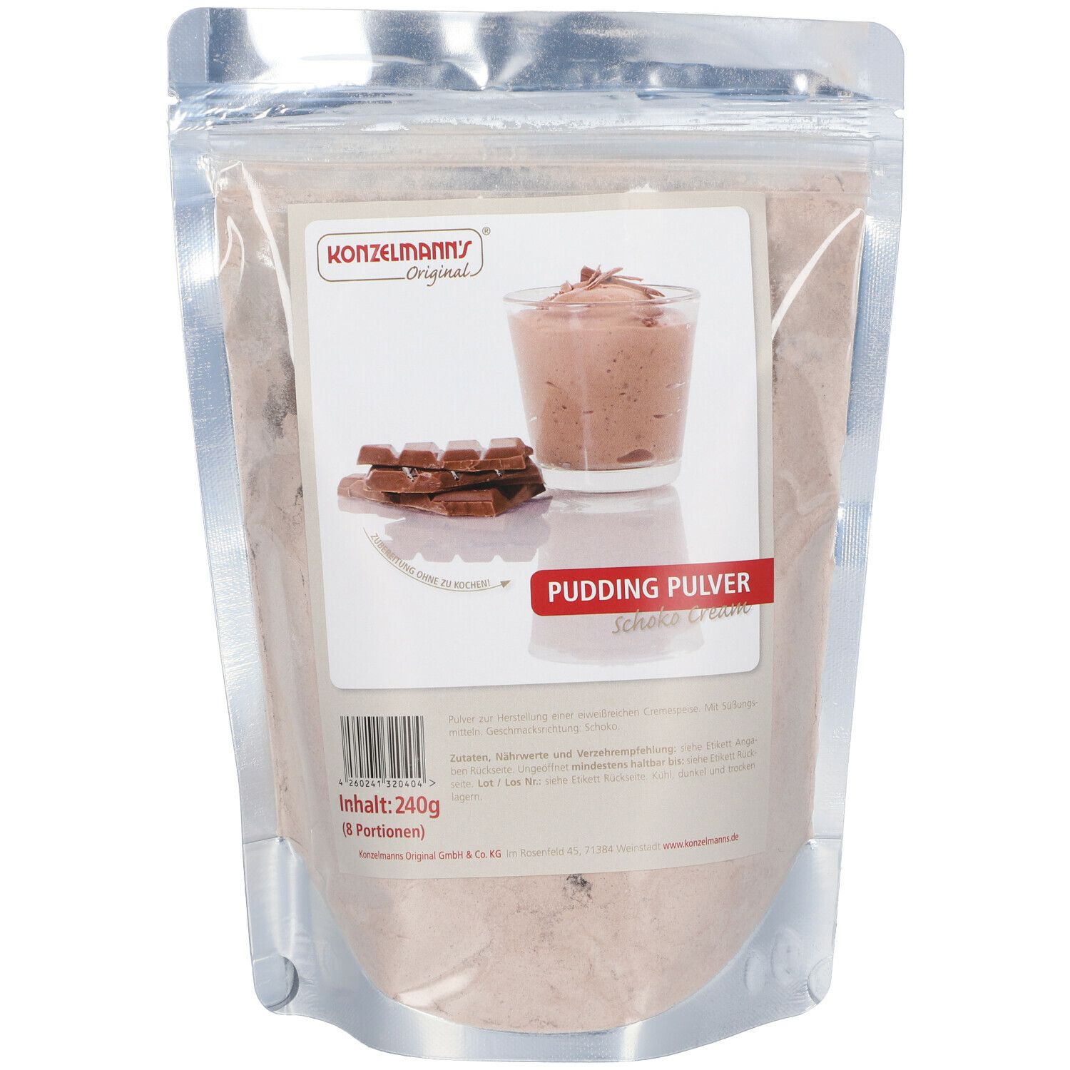 Image of Konzelmanns Original Protein Pudding Schoko Cream