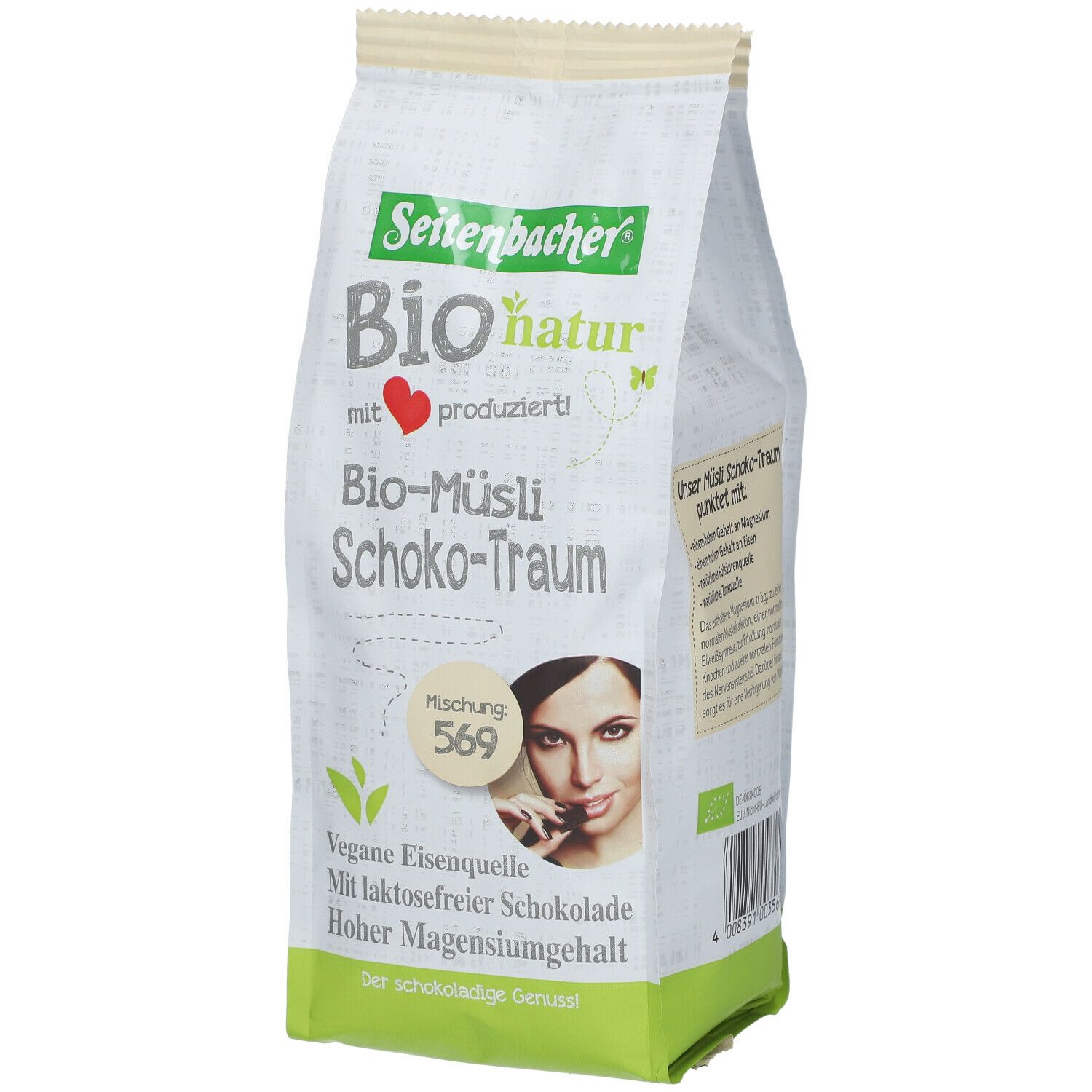 Image of Seitenbacher® Bio natur Bio Müsli Schoko-Traum