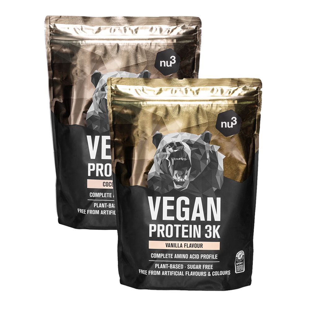 Image of nu3 Vegan Protein 3K Probierpaket Vanille & Kokos
