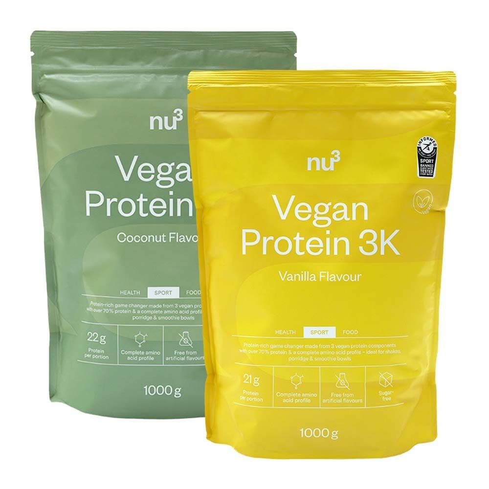 Image of nu3 Vegan Protein 3K Probierpaket Vanille & Kokos