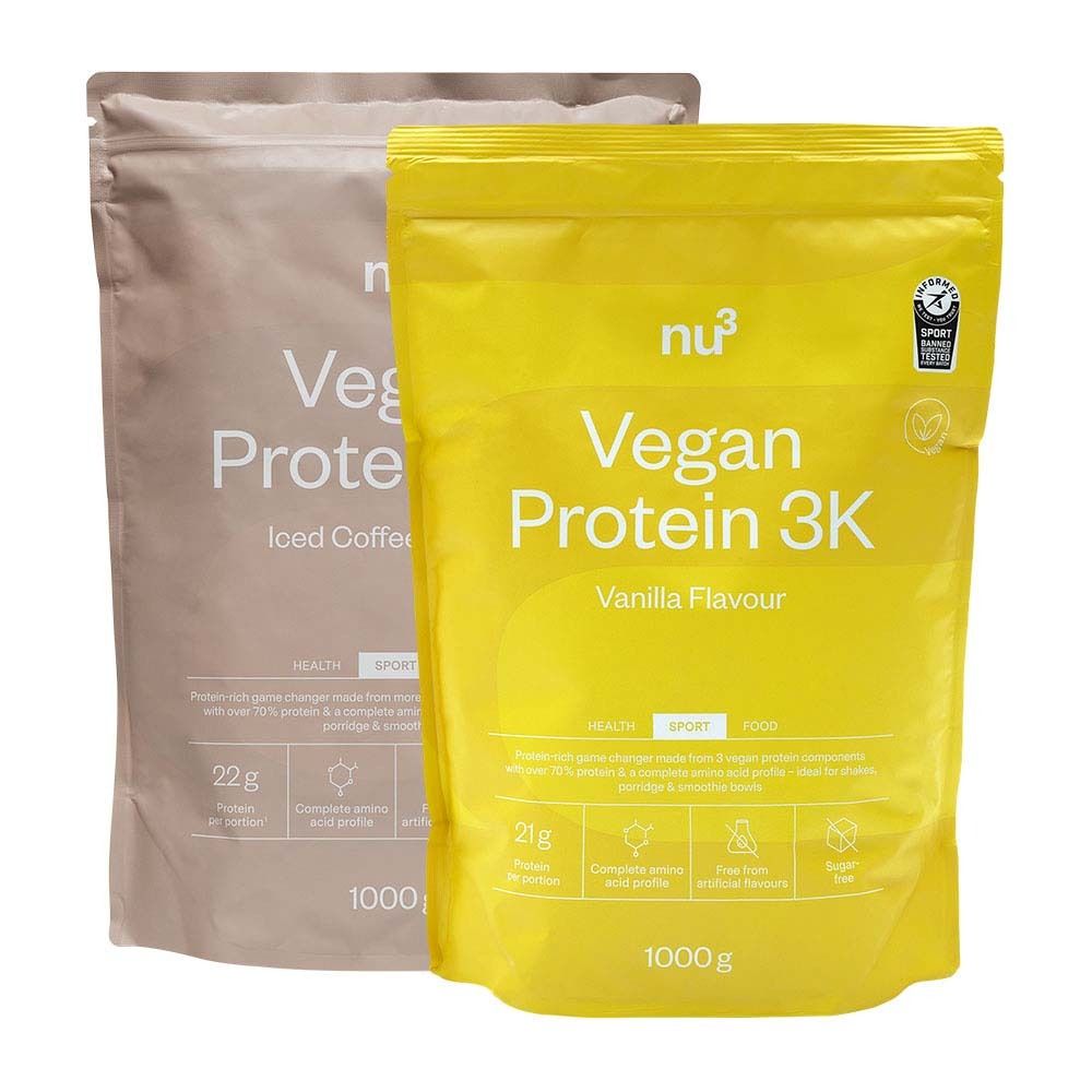 nu3 Vegan Protein 3K Shake Café glacé + Vanille
