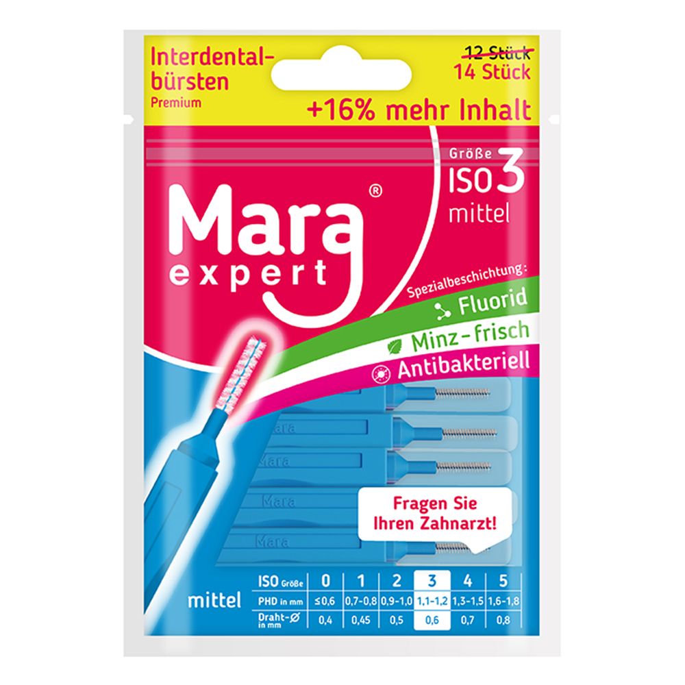 Mara® expert Interdentalbürste ISO 3 mittelbreit