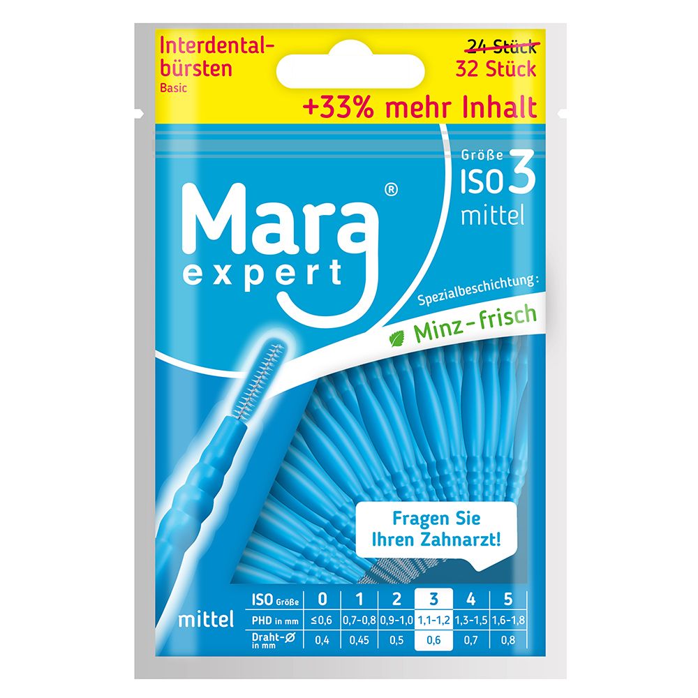 Mara® expert Interdentalbürste ISO 3 mittel
