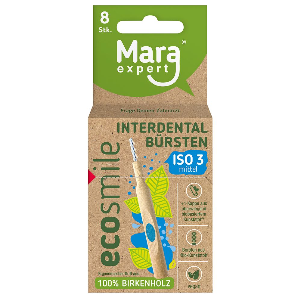 Mara® expert ecosmile Interdentalbürsten ISO 3 mittel
