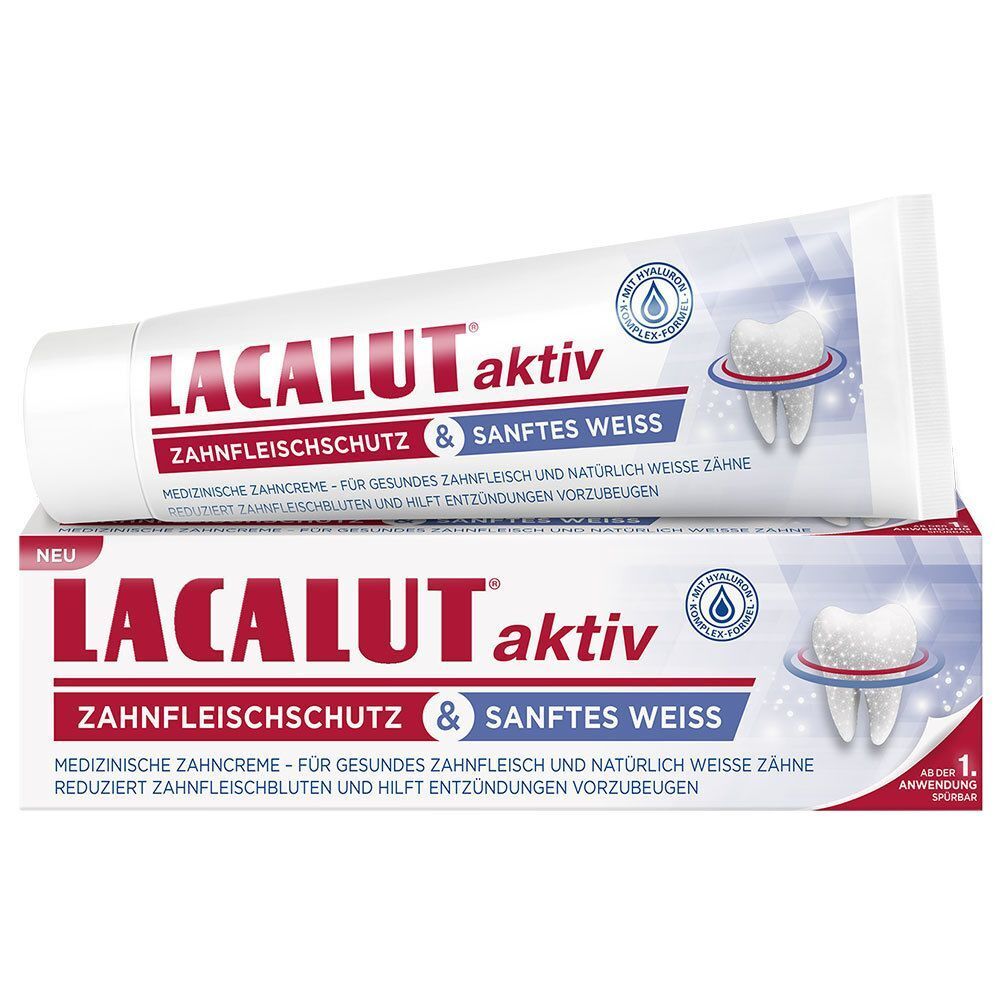 LACALUT® actif Protection des gencives & blanc doux