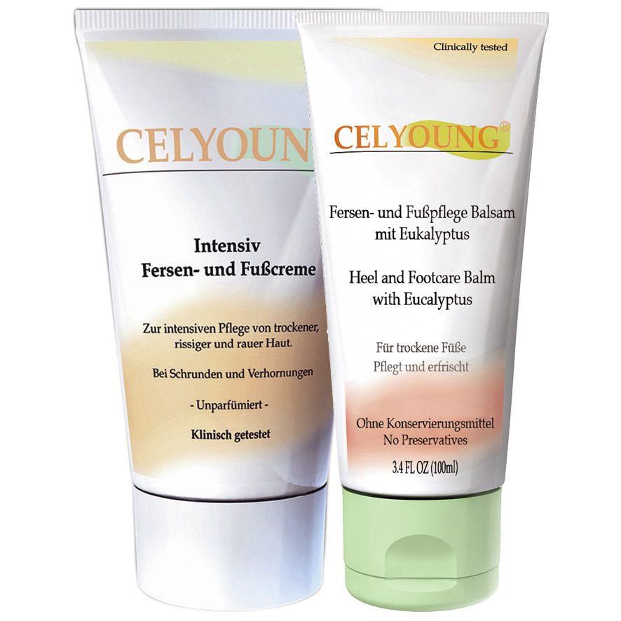 CELYOUNG® Intensiv Fersen- und Fußcreme plus Balsam