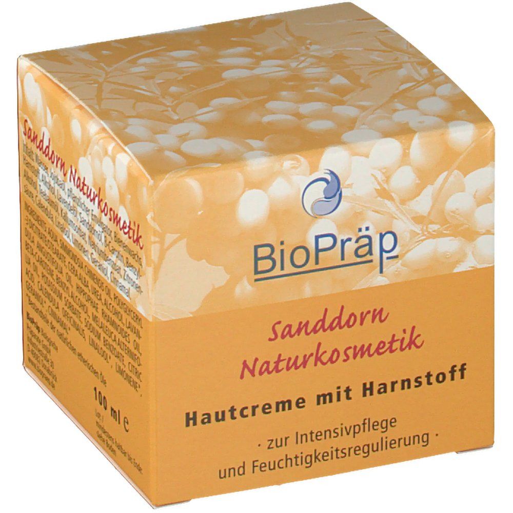 Image of BioPräp Sanddorn Hautcreme mit Harnstoff