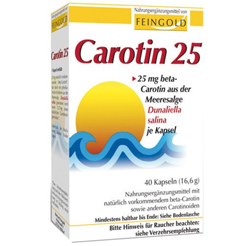 Carotin 25 Feingold Capsules