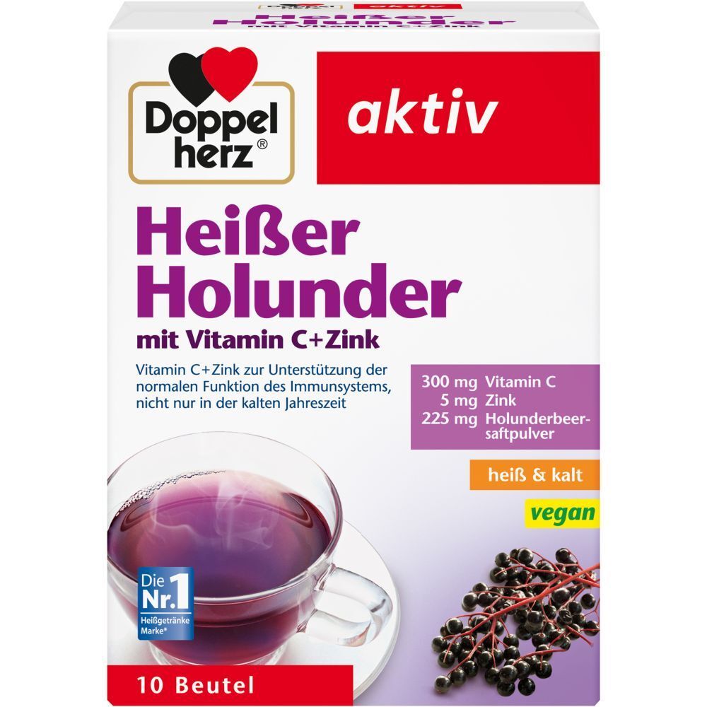 Image of Doppelherz® aktiv Heißer Holunder mit Vitamin C + Zink
