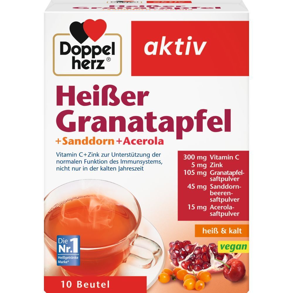 Image of Doppelherz® aktiv Heißer Granatapfel + Sanddorn + Acerola