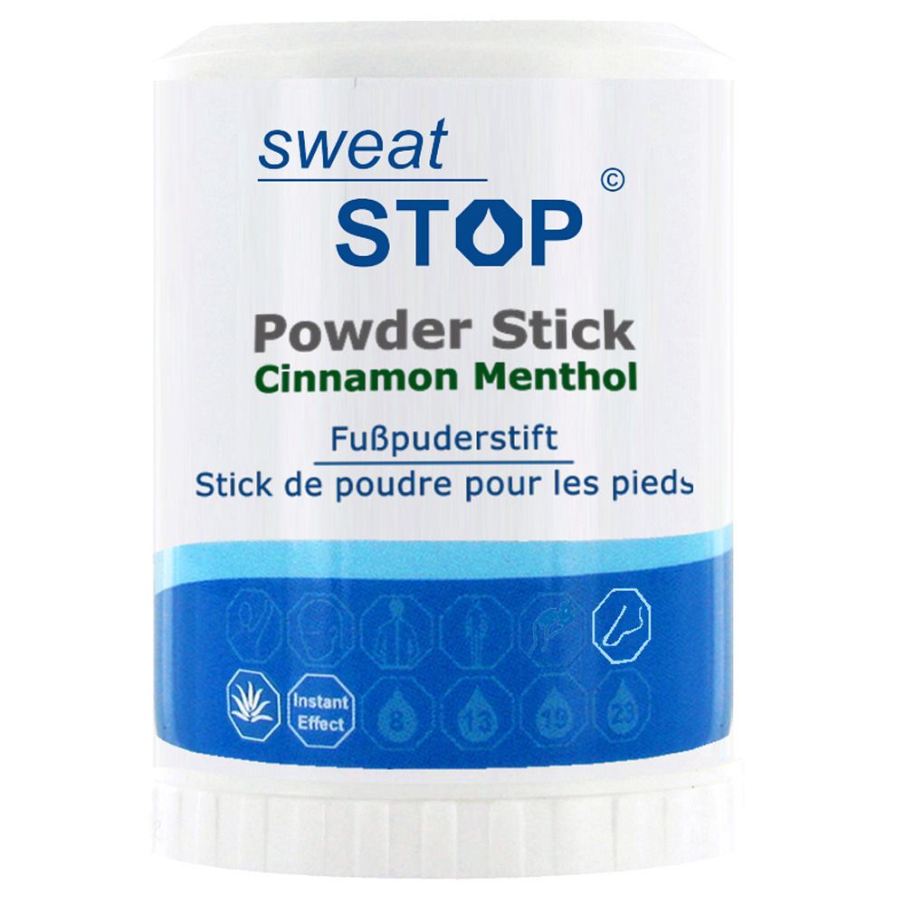 Image of SweatStop® Powder Stick Cinnamon Menthol Fußpuderstift