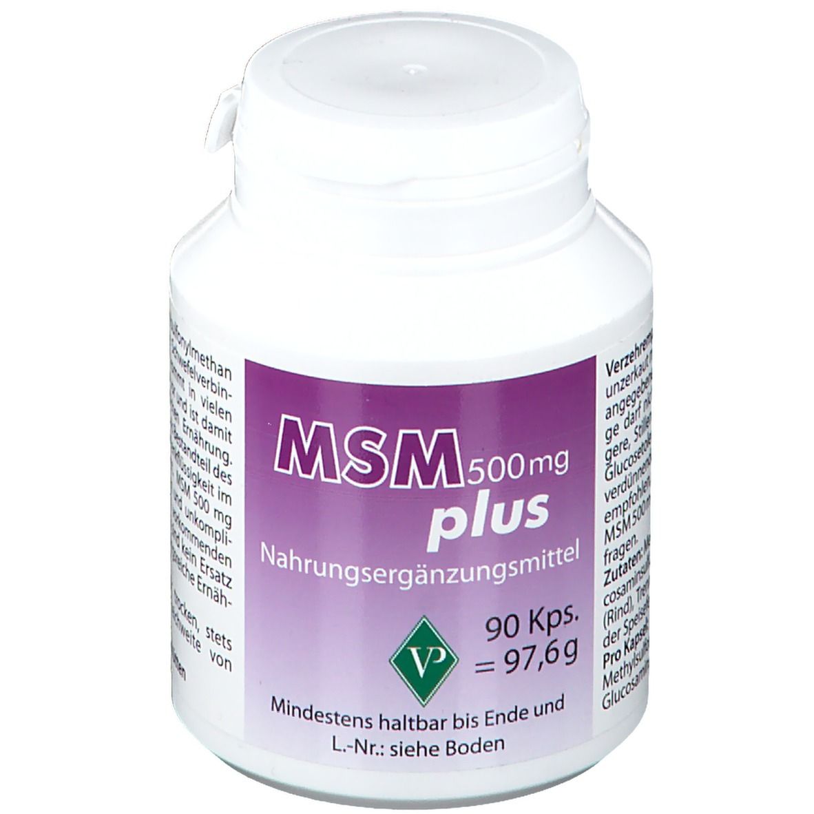 Image of MSM 500 mg plus Kapseln