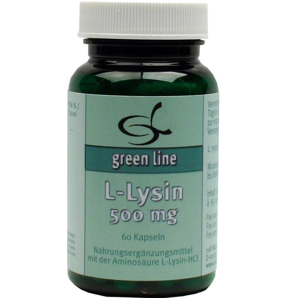 green line L-lysine 500 mg