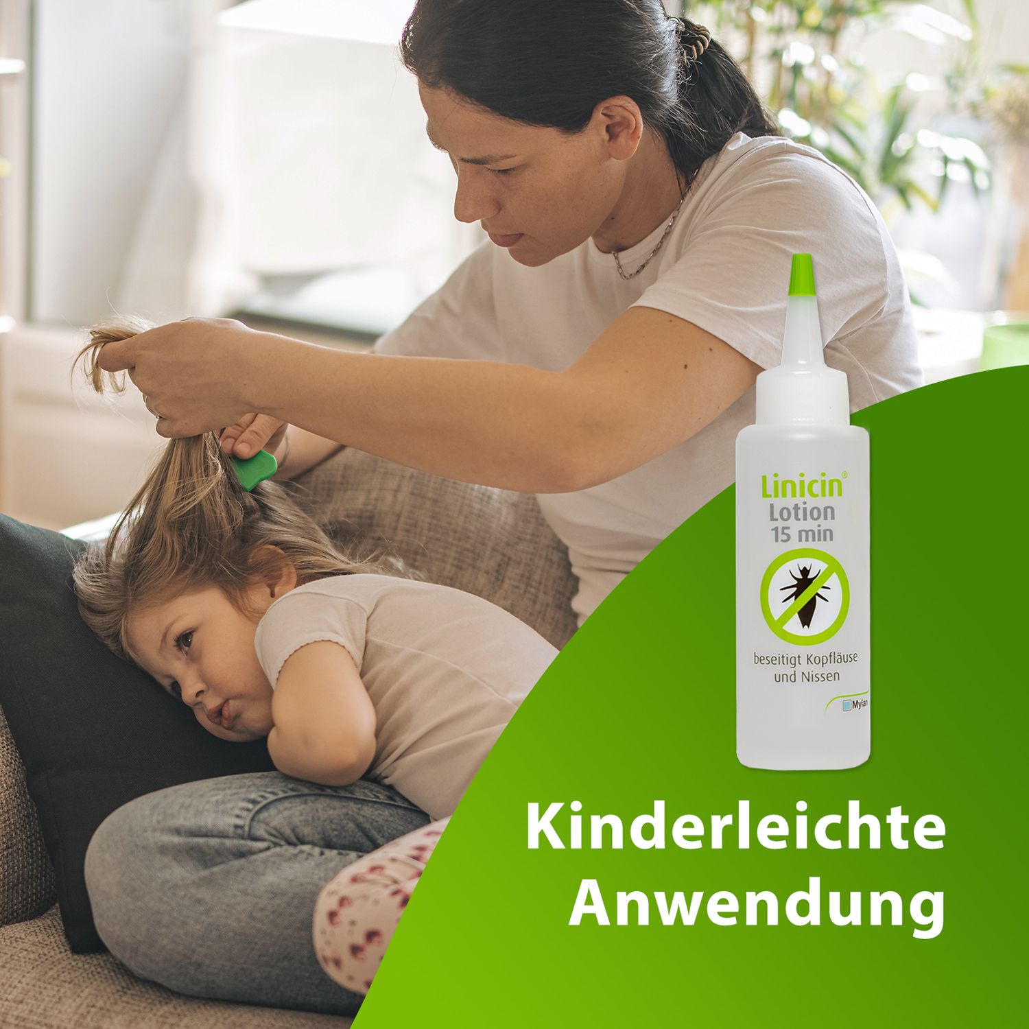 Linicin Lotion (100 ml) Läusemittel zur Behandlung von Kopfläusen