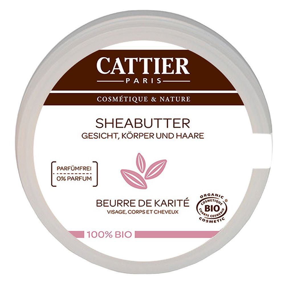 CATTIER Beurre de karité 100% biologique