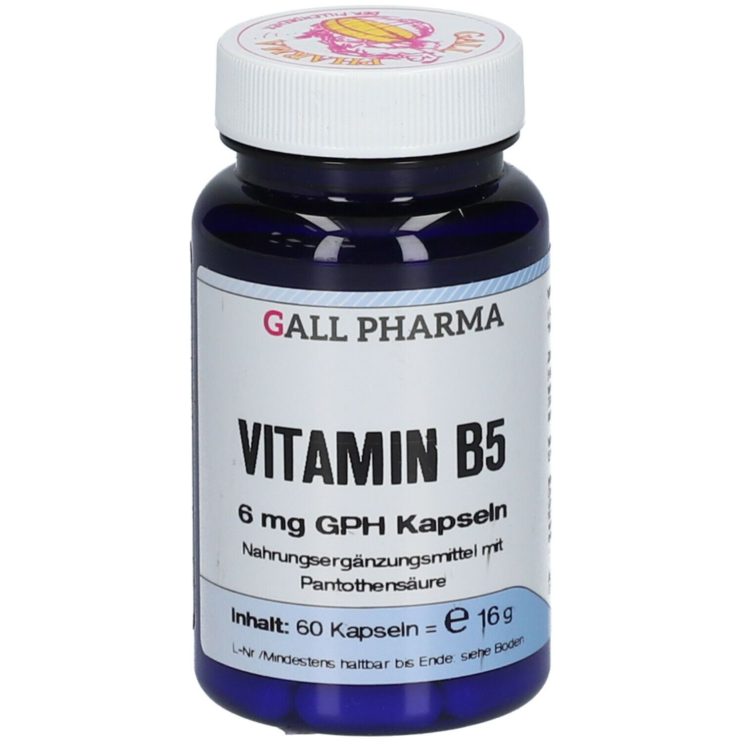 Image of GALL PHARMA Vitamin B5 6 mg GPH
