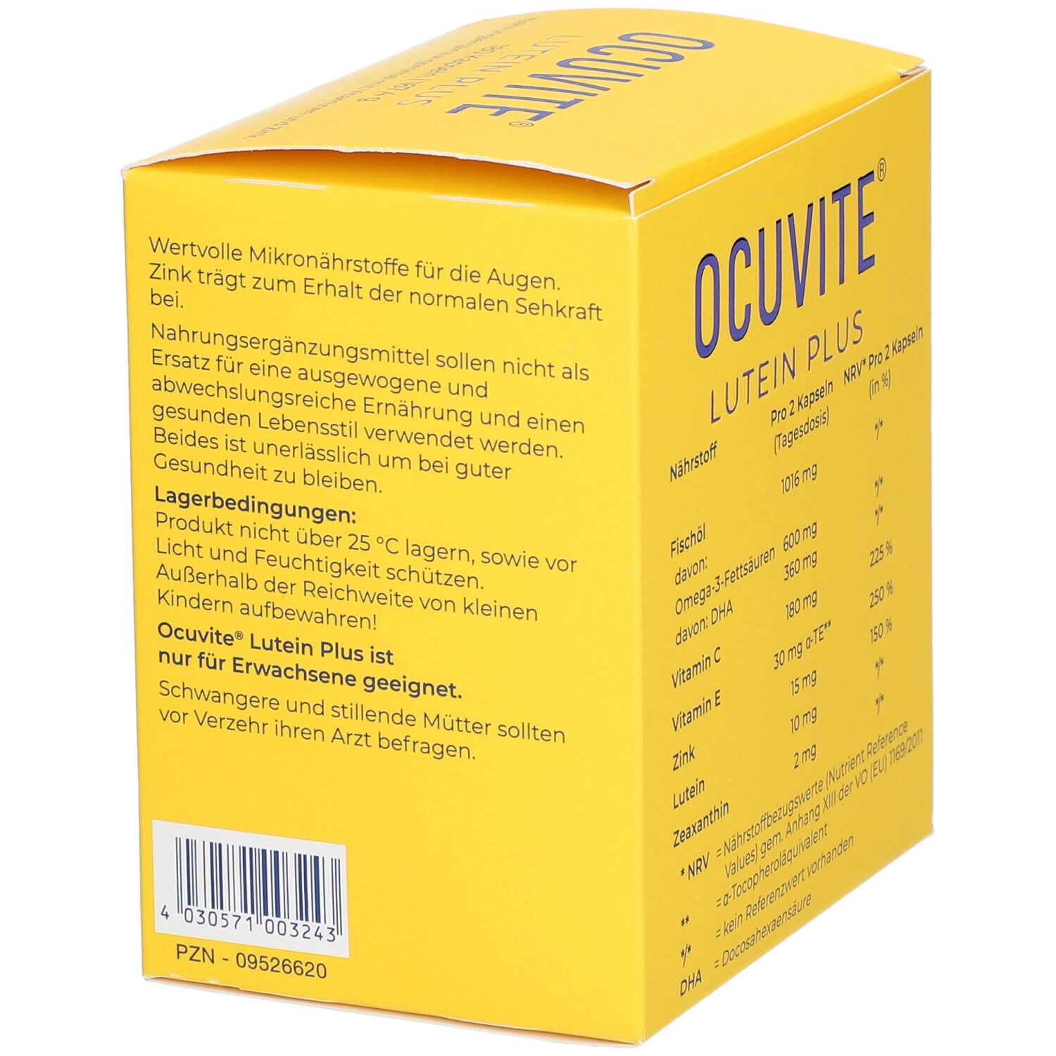 OCUVITE Lutein Plus Kapseln shopapotheke.ch