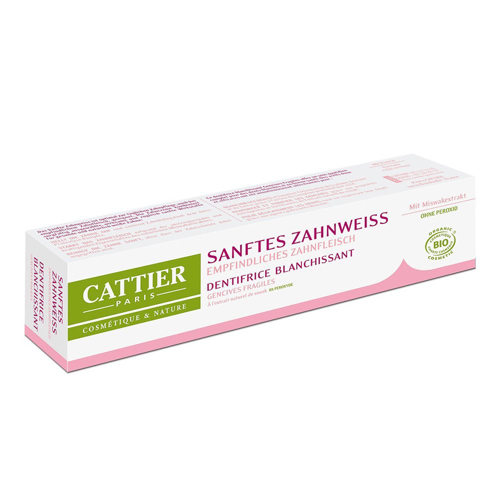 Dentifrice CATTIER Blancheur dentaire douce