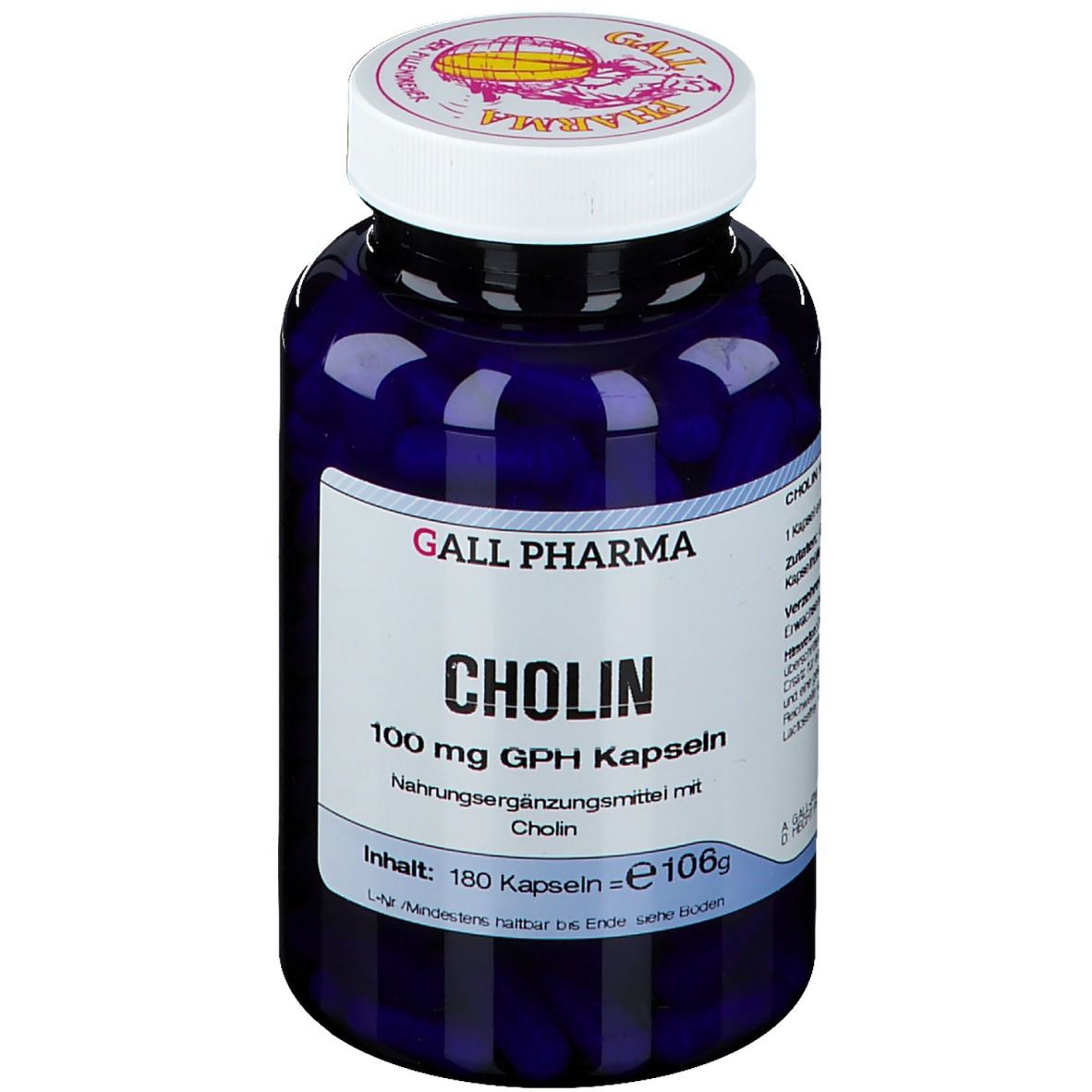 Image of GALL PHARMA Cholin 100 mg GPH Kapseln