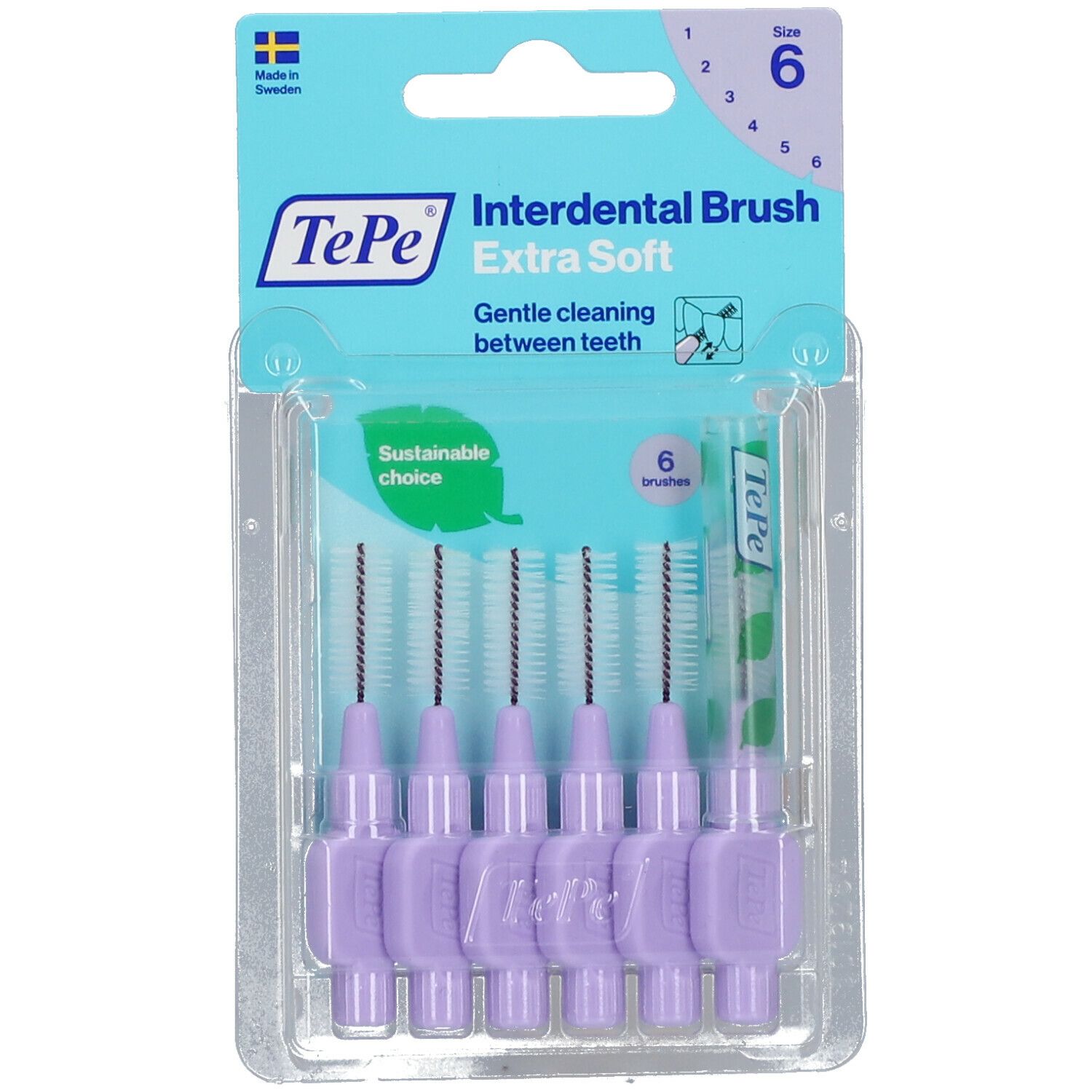TePe® Interdentalbürste Extra Soft 1,1 - 2,0 mm lila