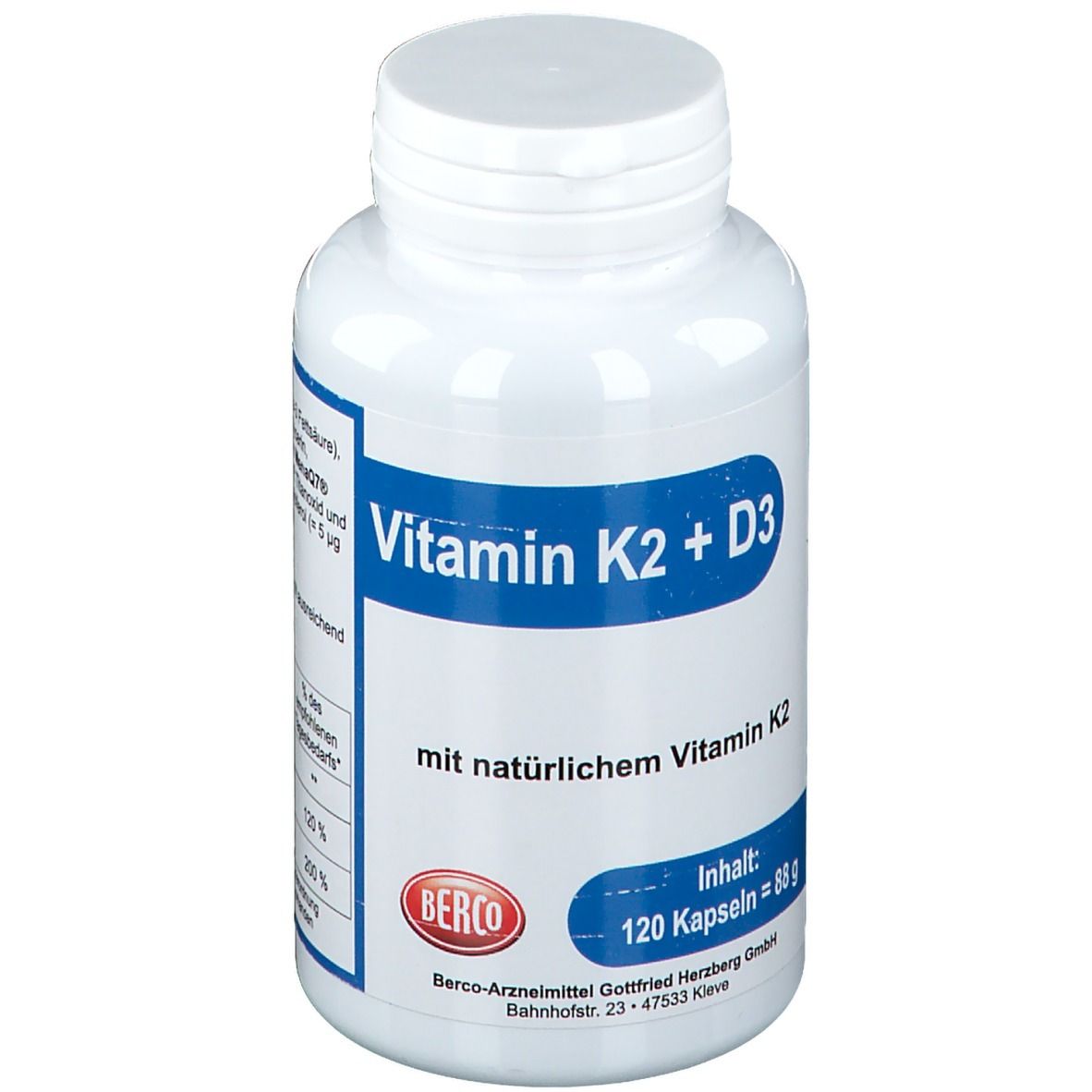 VITAMINE K2 + D3 BERCO