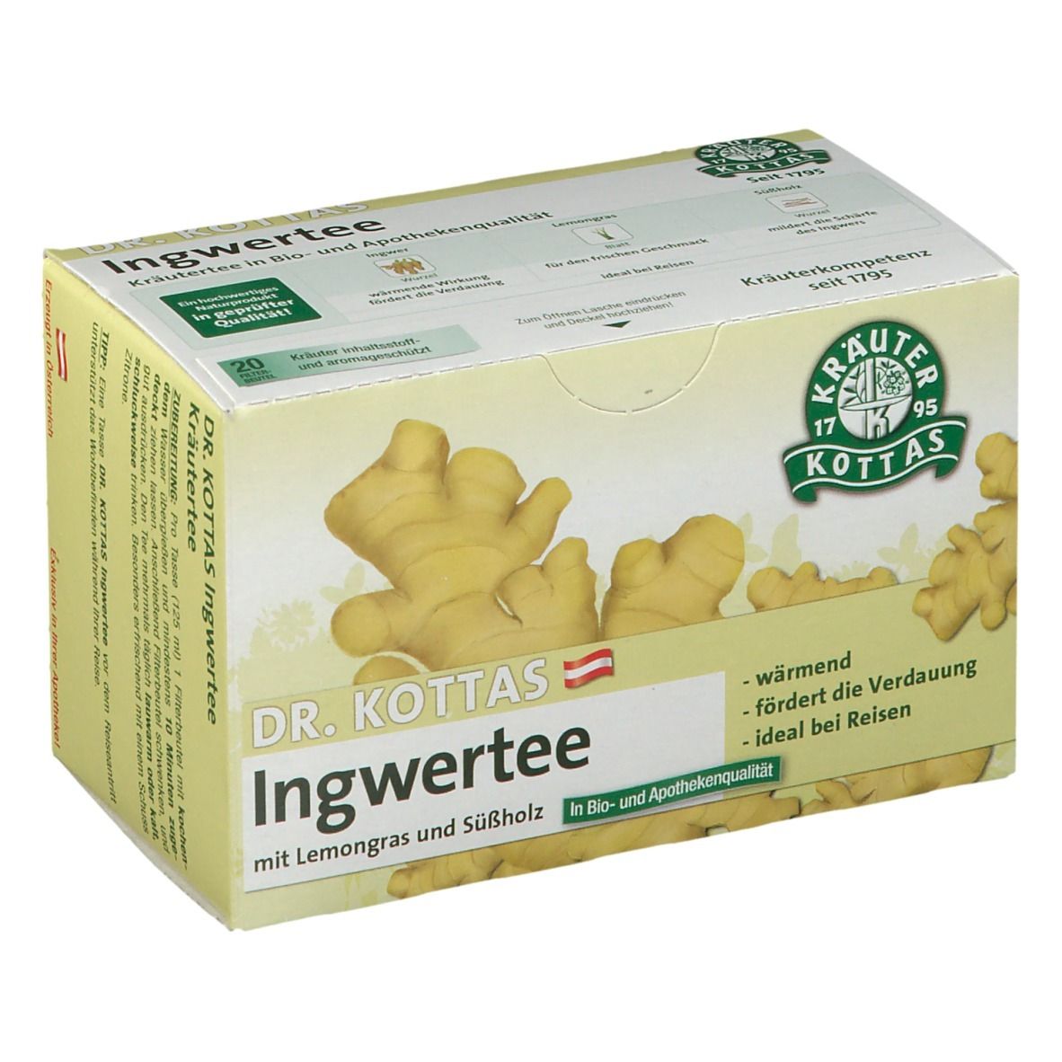 DR. KOTTAS Ingwertee mit Lemongras