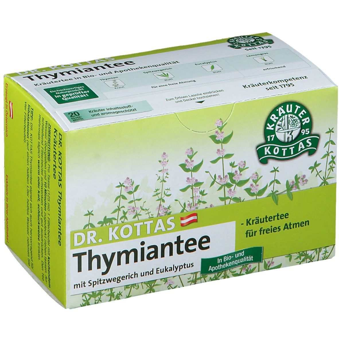 DR. KOTTAS Thymiantee mit Spitzwegerich und Eukalyptus