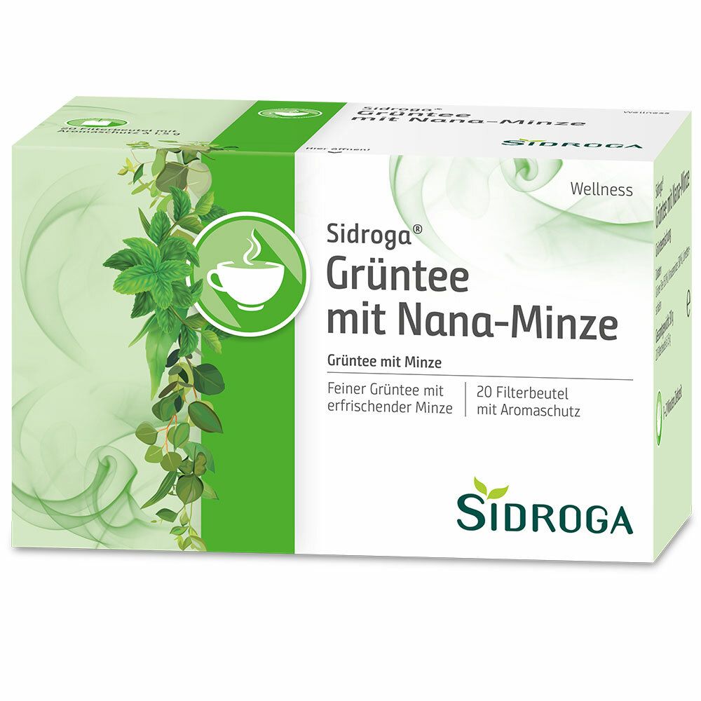 Image of Sidroga® Wellness Grüntee mit Nana-Minze