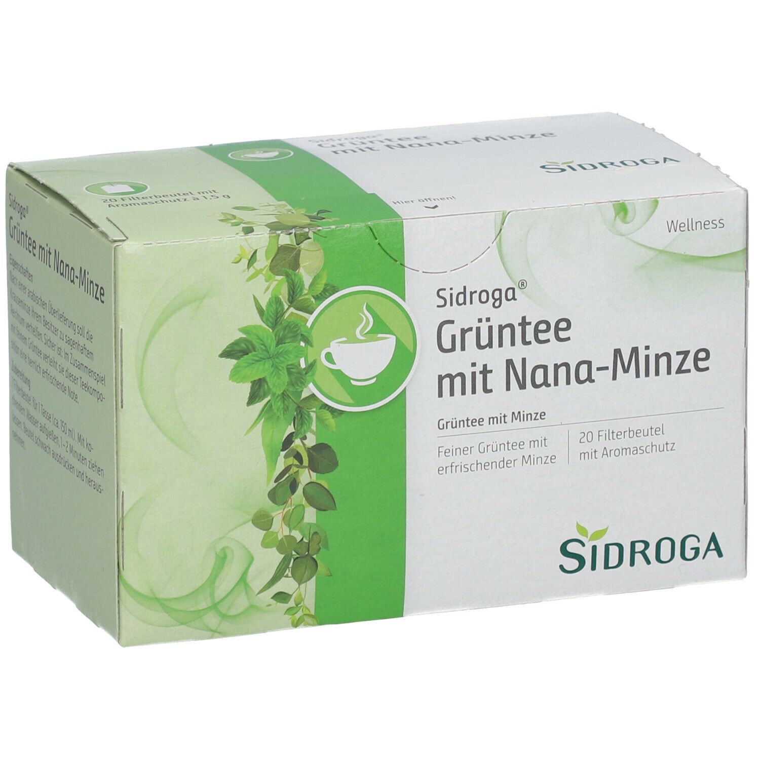 Sidroga® Wellness Grüntee mit Nana-Minze - shop-apotheke.ch