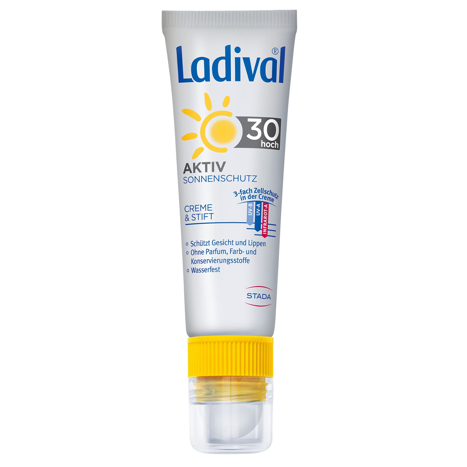 Ladival® Aktiv Protection solaire visage et lèvres SPF 30