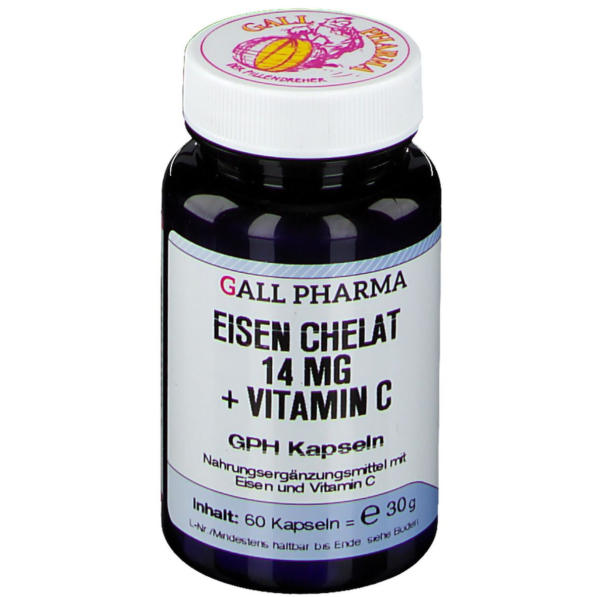 Image of Eisen Chelat 14 mg + Vitamin C GPH