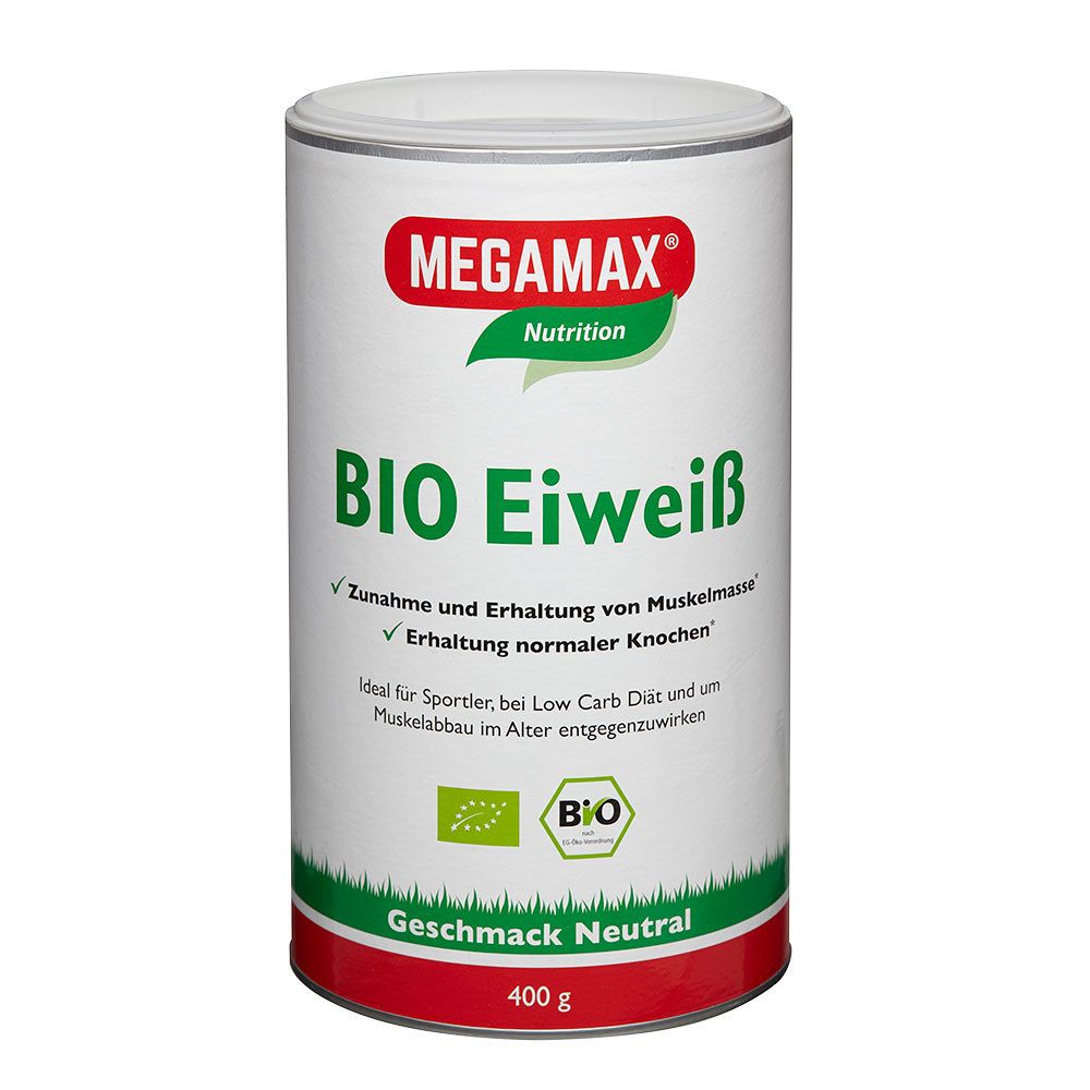 Image of MEGAMAX® Nutrition BIO Eiweiß Geschmack-Neutral