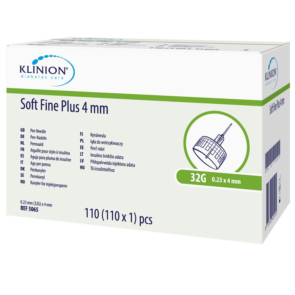 Image of KLINION® Soft Fine Plus Pen-Nadeln 4 mm 32 G 0,23 mm