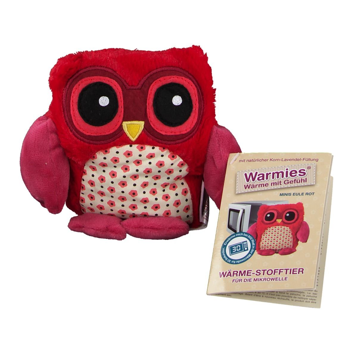 Warmies MINIS Eule Rot Shop apotheke ch