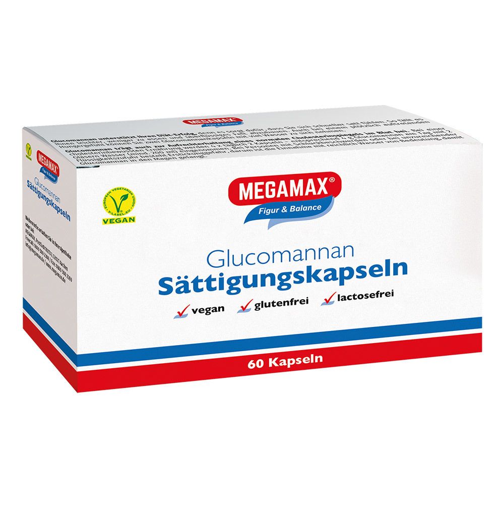 Image of MEGAMAX® Glucomannan Sättigungskapseln zur Gewichtsreduktion
