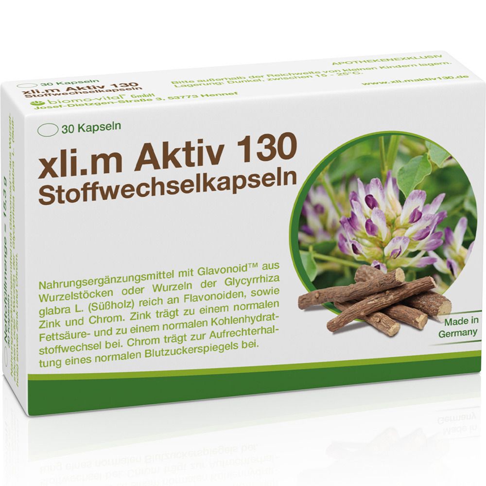 Image of xlim® Aktiv 130 Stoffwechselkapseln