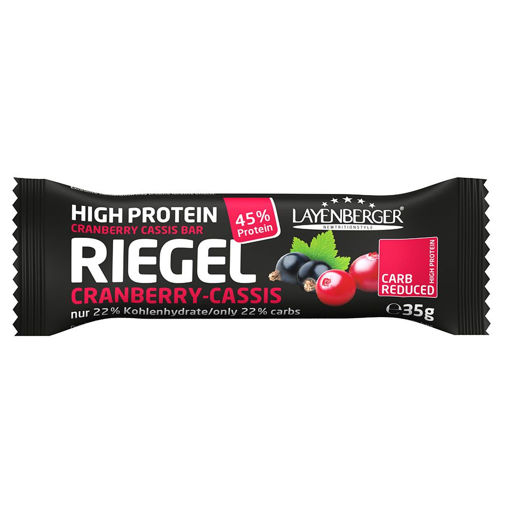 Image of LAYENBERGER® High Protein Riegel Cranberry-Cassis