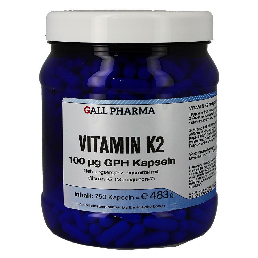 GALL PHARMA Vitamine K2 100µg GPH capsules
