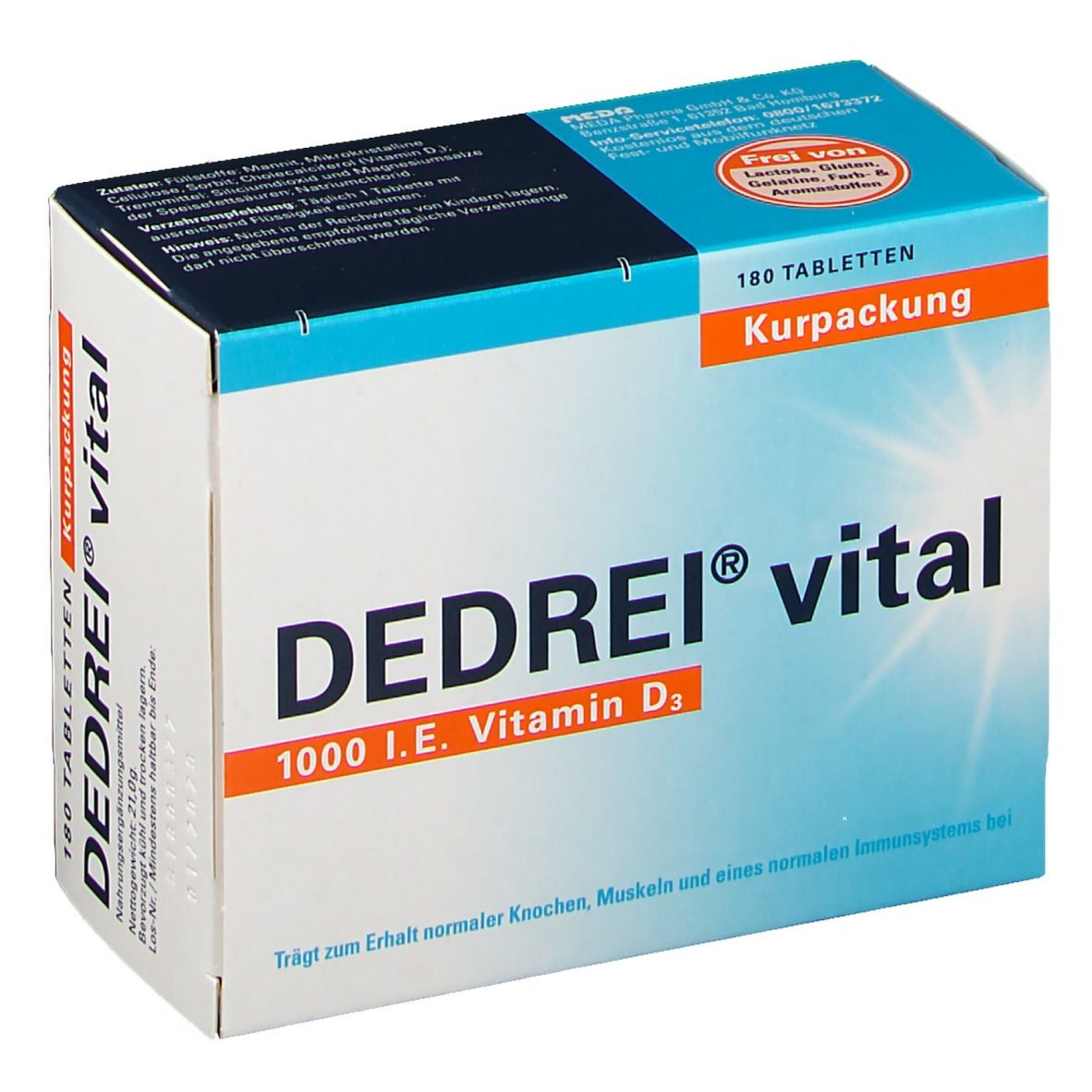 Image of DEDREI® vital Kurpackung